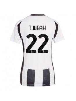 Juventus Timothy Weah #22 Replika Hemmakläder Dam 2024-25 Kortärmad